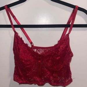 Lace crop top